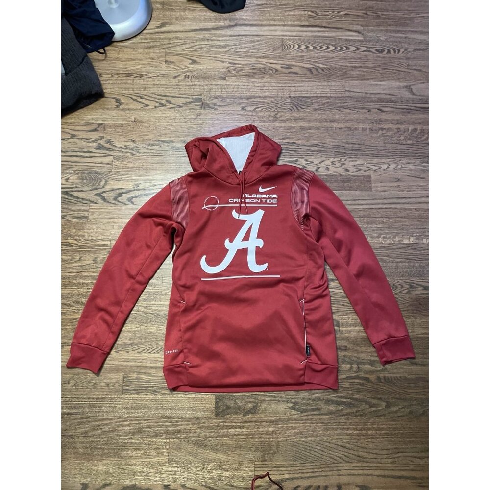 Mens Nike Crimson Alabama Crimson Tide 2021 Team Sideline Performance Pullover M
